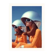 Plakat a.i. art HARTMAN Retro Future 05 45,72 x 60,96 cm