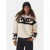 Billabong Majica dugih rukava EBJPF00119 Bež Regular Fit