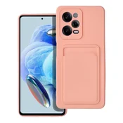 Etui CARD CASE za XIAOMI Redmi NOTE 12 PRO 5G roza