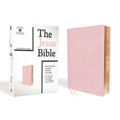 Jesus Bible, NIV Edition, Leathersoft over Board, Pink, Thumb Indexed, Comfort Print