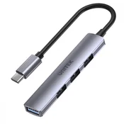 UTK HUB Unitek H1208B USB-C / 3x USB-A 2.0, USB-A 3.0
