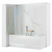 Kopalniški paravan Rea Elegant Gold Brush 80