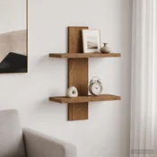 vidaXL Stenska polica Star les 30 x 13.5 x 43 cm Iverna plošča