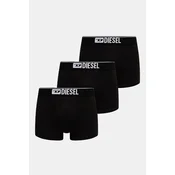 Boksarice Diesel DAMIEN-THREEPACK BOXER-SHORTS 3-pack moške, črna barva, A17752.0LHBI