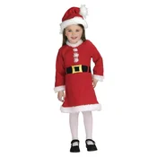 SANTA dekle otroški kostum velikost (82-90cm)