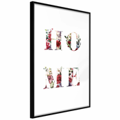 Poster - Floral Home 40x60