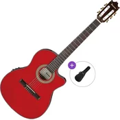 Ibanez GA35TCE-SRR Basic SET 4/4 Sapphire Red Klasična kitara z elektroniko