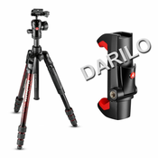 Manfrotto Befree Advanced Alu Travel Kit Twist, crveni (MKBFRTA4RD-BH)