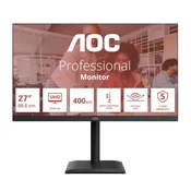 AOC E4 U27E4CV computer monitor 68.6 cm (27) 3840 x 2160 pixels 4K Ultra HD LED Black