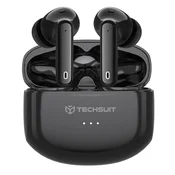 Brezžične Bluetooth slušalke Techsuit Audira Pro CW1 z ANC tehnologijo in upravljanjem na dotik - black