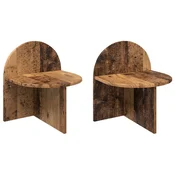 vidaXL vidaXL Nočna omarica 2 pcs Star les 40 x 35,5 x 45,5 cm, (5000233650)