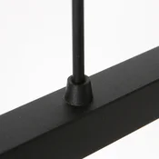 Steinhauer Visoka svetilka Stang, črna/rjava, dolžina 140 cm, pluta, 3-svetlobna. - Dnevna soba/jedilnica - Sodobni - črna, rjava - Kovina