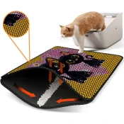 Aberto Design Prostorika za toalet za macke Nrszn0073, 45 x 60 cm, Šarena