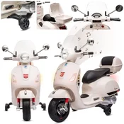 shumee Vespa skuter na baterije z belim kovčkom Sun Baby