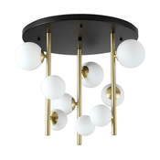Ideal Lux - LED Lestenec na drogu PERLAGE 9xG9/3W/230V zlata