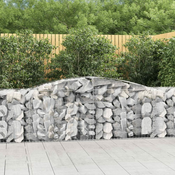 Greatstore Obokane gabion košare 20 kosov 400x50x80/100 cm cinkano železo