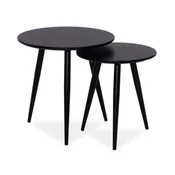 Set stolića CLEO - MDF - crna
