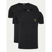 Versace Set dveh majic AU10193 Črna Slim Fit
