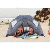 Sport-Brella Premiere – velik senčnik za plažo – 240 cm – UPF 50+ – blue