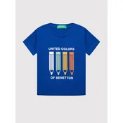 United Colors Of Benetton Majica 3I1XG102N Modra Regular Fit