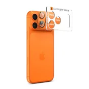 Spigen Steklena očala TR EZ Fit Optik Pro XL 1 paket, oranžna - iPhone 17 Pro Max