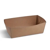 Papirnata skleda (FSC Mix) na maščobe odporna kraft 165 x 90 x 60 mm 1000 ml [100 kos]