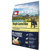 Feed Ontario Mini Weight Control Turkey & Potatoes 2,25 kg