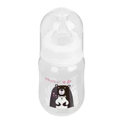 shumee AKUKU steklenička za hranjenje dojenčka - medvedek črne barve 125 ml