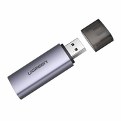 Ugreen CM216 USB 3.2 čitalnik pomnilniške kartice micro SD/SD, siva