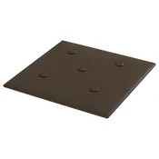 Vidaxl Stenska glavna postelja 12 szt. Rjava 30 x 30 cm Umjetno usnje