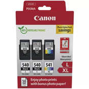 Komplet kartuš Canon 2x PG-540L in 1x CL-541XL Photo Value Pack/Original