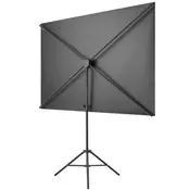 VEVOR Projekcijski zaslon s stojalom SS-X80 1810x800x1890 mm Črn