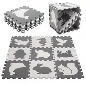 MG SoftPlay pjenasta puzzle podloga 9kom, animals