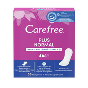 Carefree Plus Normal Fresh Scent ščitniki perila 56 kos za ženske