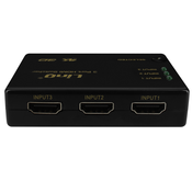 LINQ Razdelilnik HDMI na 3 HDMI, združljiv s 4K/2K/3D/Full HD 1080 LinQ, (20516692)