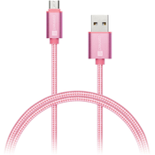 CONNECT IT Wirez Premium Metallic micro USB 1m rose