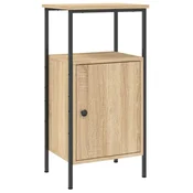 Vidaxl vidaXL Nočna omarica, hrast sonoma, 41x31x80 cm, material na osnovi lesa