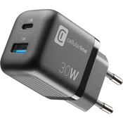 CELLULARLINE KUCNI PUNJAC MULTIPOWER MICRO 30W DUAL USB-C/USB-A