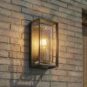 Arcchio zunanja stenska svetilka Ismera, antracit/medenina E27, IP65 - Sodobni - antracit, medenina - Aluminij
