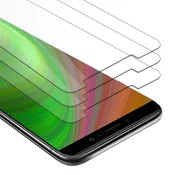 Cadorabo CADORABO WIKO Y80 - Zaščitna folija v visoka prosojnost - 3-pack Kaljeno zaščitno steklo za zaslone s trdoto 9H in združljivostjo s 3D dotikom, (20548515)