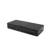 i-tec C31QUATTRODOCKPD, Žičano, USB 3.2 Gen 1 (3.1 Gen 1) Type-C, 85 W, 3,5 mm, 10,100,1000 Mbit/s, Crno