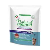 Natural Trainer Cat Exigent Adult, modra riba - različna pakiranja 300 g
