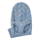 Extra Fabric Seat for Bouncer Bliss - Blue/Woven, Petal quilt