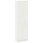 Vidaxl Garderobna omara s polico Bela 55 x 25 x 189 cm Konstruiran les