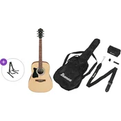 Ibanez V50LNJP-OPN Basic SET Open Pore Natural Akustična kitara