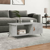 Stolic za kavu boja betona 90 x 50 x 40 cm konstruirano drvo