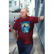 PANDA4U Muška majica sa printom SUNRISE, Borda