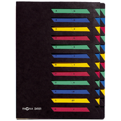 PAGNA Mapa PAGNA DESKORGANIZER A-Z, 24 predelkov, črna, (21652342)