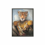 slomart slika dkd home decor leopard (74 x 3 x 97 cm)