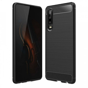 Futrola Carbon Shield TPU za Huawei P30 - Crna KP9455